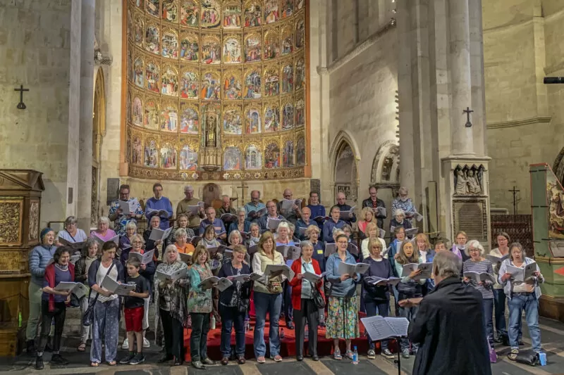 Salamanca rehearsal. Photo credit: Marianne Swienink-Havard